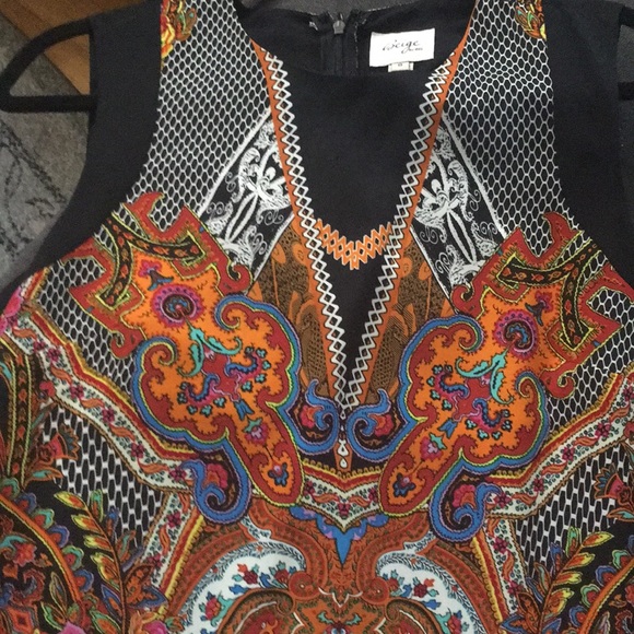 BEIGE BY ECI 👗 DRESS VIBRANT FALL COLOr - Picture 4 of 7